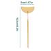 Moon Shape Eyelash Inspection Mirror - Stainless Steel Golden Eyelash Grafting Tool for Perfect Makeup - Buy Online on GoSupps.com