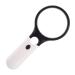 LED Handheld Magnifying Glass with Light High Power Magnifying Glass with Light Distortion-Free Illuminated Magnifier for Reading Sewing Crafts Handcraft Hobby New Plastic Lens Made in China