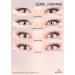 Buy Glamlens Silicone Comfort Soft Brown Contact Lenses - Perfect for Blue Dark Blue Black Gray & Green Eyes - 3 Monthly Lenses with Tank - Buy Online on GoSupps.com