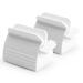 A&H Zhier 2 Pack Toothpaste Squeezer Manual Toothpaste Squeezer Multipurpose Toothpaste Holder Tube Squeezer Stand Rolling Toothpaste Squeezer Tooth Pastetooth Squeezer Tooth Paster Saver Squeezer White