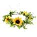 Vividsun Sunflower Crown Floral Flower Crown Hair Accessories Yellow