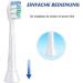 16PC Replacement Brushes for Philips Sonicare Electric Toothbrush - White & Black - 1 Pack - Buy Online on GoSupps.com