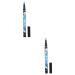 FOMIYES 2pcs Liquid Eyeliner Eyeline Pencil Liquid Liner Women Eyeliner No Smudge Waterproof Pen