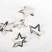 Silver Star Snap Hair Clips Set - 10 Pieces Y2K 2000s Girls Hair Barrettes & Headpieces - Buy Online on GoSupps.com