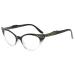 Eyekepper Cateyes Women's Reading Glasses (Black-Transparent 3.00)