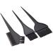 HF Haute Fashion Hair Coloring Dye Brushes with Bowl Kit - Set of 4 | For Men and Women | Black | 3 Brushes & Mixing Bowl - Buy Online on GoSupps.com
