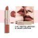 EVELIER 2in1 Lipstick and Lipgloss - Hydrating All Day Coverage | Vegan & Cruelty-Free | Highly Pigmented (Sunkissed Caramel) - Buy Online on GoSupps.com