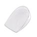 Heel Cups GEL Shoe Lift Shock Absorption Cushion Liner Adult Comfort Walk for Spurs and Heel Blister Prevention(Clear S Large)