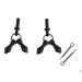 Black Jingle Bobs Set with Cotter Pins - Premium Quality - Buy Online on GoSupps.com