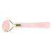 Natural Rose Quartz Face Roller - Slimming Beauty Massage Tool for Skin Care & Relaxation - Buy Online on GoSupps.com