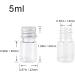 5ml Clear Plastic Bottle with Aluminium Screw Cap - 100pcs | Ideal for Travel & Storage | Durable & Lightweight - Buy Online on GoSupps.com