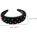 MAGICLULU Headband Wide Hairband Wide Sponge Hair Band Rivet Sponge Hairband Wide Sponge Hairband Wide Hair Band - Buy Online on GoSupps.com