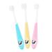 PartyKindom 3pcs Toothbrush Bristles Baby Cartoon Abs