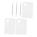 Gatuida 3ensembles Spatules Cosm tiques pour Palettes Outil de M lange Palettes de Maquillage Transparentes Accessoires pour Nail Art