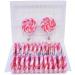 Strawberry Cream Premium Sweet Whirls Lollipops 24 count 60 Grams & 3.25" diameter per piece - Buy Online on GoSupps.com