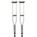 Crutches for Adults Underarm Crutch Forearm Adjustable Lightweight Adjustable Aluminum Crutches Comfort-Fit Grip Great for Travel or Work Selfless dedication