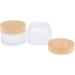 B Blesiya 4 Pieces 50g Empty Glass Cream Jars - Ointment & Cosmetic Containers with Screw Lid for International Shipping - Buy Online on GoSupps.com