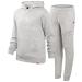 New Balance Girls' Jogger Set - 2 Piece Fleece Hoodie and Joggers Kids Clothing Set Grey/Opal 10-12