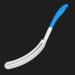 Cesuo Rear Shower Brush - Long Curved Non-Slip Handle for Easy Reach in Wet Showers | Perfect for All Body Types - Buy Online on GoSupps.com