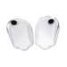 NOLITOY 2 Pairs Shoe Pads Half Heel Insoles Orthotic Insoles Plantar Inserts Heel Cups Lateral Heel Insert Insoles for Plantar Shoe Insert Silicone Arch Support Massage As Shown 11X6cm