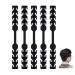 Driveloop mask holder mask extension mask holder behind the head mask extension hooks to extend masks 5 pack mask holder for adults and children (silicone)