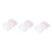 Partykindom 6 STK mini container for colored contact lens lens cleaning case lentil holder container lens case mirror foil lens foil japanese style contact lens container container