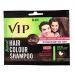 VIP 5 in 1 Ammonia-Free Hair Color Shampoo - Instant Black Color for Hair Mustache Beard & More - 400ml + 2 Sachets - International Shipping - Buy Online on GoSupps.com