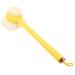 Veemoon Shower Body Brush with Bristles and Loofah Handle Back Scrubber Bath Mesh Sponge for Men Women Bath Shower Beige MJ11L3041KWITJLMT