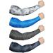4 Pairs L size UV Sun Protection Cooling Compression Sleeves Unisex Arm Sleeves Long Football Arm Sun Sleeves Elegant Style Large