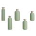 minkissy 3pcs Flip Cap Shampoo Bottles Empty Sub Package Squeeze Bottles Shower Gel Bottle Refillable Containers for Shampoo Lotions Cream Wash Conditioner Green 16.3x7.6cm
