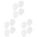 Healvian 6 Pairs Non-Slip Cushion Aline Insoles Women Presents for Girlfriend Transparent Shoe Pads Thicken Shoe Inserts of Forefoot Pads High Heel Cushion Insert Pad Summer
