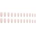 Long Coffin Pink Press on Nails Kit - 24Pcs Full Cover False Nails for Women and Girls | Glossy Acrylic with Gel Nail Set - Style7 - Buy Online on GoSupps.com