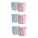 FOMIYES 6 Sets Pp Washing Bowl Tools Washer Cleaner Makeup Brush Beauty Tool Cleaner Kit Beauty Tool Cleaning Bowl Silicone Gasket Brush Cleaning Tool Rinsing Bowl Brush Cleaner Kit