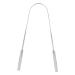 Verdant Touch tongue scraps made of stainless steel tongue cleaner oral care metal tongue scraper for bad breath oral hygiene maintenance silver