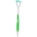 Verdant Touch Tongue Brush - Flexible Long Handle Tongue Scraper for Oral Health - Green Tongue Cleaner Tool - Buy Online on GoSupps.com