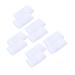 Gatuida 10 Pairs Toe Sleeves for Toe Caps Toe Cap Protector Thumb Protector Gelt Ear Sticker Ceramic Toothbrush Holder Nail Tools for Nail Art Bunion Eversion Corn Stickers White