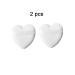 SBTRKT Triangle Heart Shape Velvet Powder Puff - 2pcs/10pcs Lightweight Washable Makeup Sponge for Face - Best Cosmetics Tool - Buy Online on GoSupps.com