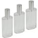 Kosmetex 100ml Oval Glass Atomizer Bottle for Perfume & Facial Toner - 3 Silver Spray Tops | International Shipping - Buy Online on GoSupps.com