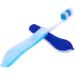 Folding Travel Toothbrush for Adults - Portable Disposable Soft Toothbrush for Travel Camping School & Business Trips (Light Blue - Buy Online on GoSupps.com