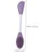 Silicone Cleansing Brush Scrubber Exfoliator Applier Dual Sided Applicator Silicone Applicator Facial Brush Mud Brush Tool Cleasing Milk Facial Plastic - Buy Online on GoSupps.com