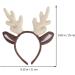 2 Pack Reindeer Antler Headband for Kids - Christmas Antlers Gift | Milk White - Perfect for Christmas & Thanksgiving - Buy Online on GoSupps.com