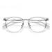 Zhuyiqz oversized trendy reading glasses HD computer reader anti-blue light flat light mirror clear view (color: C3 size: +100) +100 C3