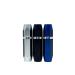 Travalo Vector Perfume Atomizer Bundle Refill System TSA Approved Reusable Easy Fill Mini Sprayer Lightweight Stylish Handsome Metal Outer Case Cologne Aftershave | Silver Blue Black 3 Pack 0.17oz