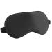MAXFEEL 25 Momme 100% Mulberry Silk Sleep Mask for Men Women Super Smooth Eye Cover for Sleeping with Adjustable Strap Eye Shade Blindfold Blocks Light Gender-Neutral (Black)