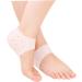 FOMIYES 5 Pairs Anti-Cracking Heel Socks Crack Heel Gel Socks Hydrating Socks High Heel Socks Vented Moisturizing Gel Heel Socks Silicone Protective Sleeve Foot Moisturizing Socks White - Buy Online on GoSupps.com