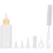 1 Set Pet Puppy Kitten Feeding Bottle Nurser Bottle Syringe Pacifier Newborn Pet Small Dog Cat Liquid Feeding Supplies 60ml with Replacement Nipples (Yellow) - Buy Online on GoSupps.com