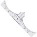 Scale Ruler 10pcs Set Eyebrow Shaper Kit Eyebrow Template Eyebrow Ruler Makeup Ruler Eyebrow Stickers Make up - Buy Online on GoSupps.com