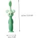 Partykindom Soft Children's Toothbrush Set - Ideal Newborn & Infant Oral Care with Suction Cup Design - Buy Online on GoSupps.com
