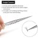 Omberlan Precision 9 Holes Lash Extension Tweezers for 3D 5D Volume Mink Eyelash Extensions - Professional Straight and Curved Pointed Set - Buy Online on GoSupps.com