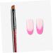 Beavorty 1 Set nail liner brush glitter manicure pens nails brush round flat nail brush powder nail brush sable acrylic nail brush drill nail art pen draw flowers Manicure tools - Buy Online on GoSupps.com